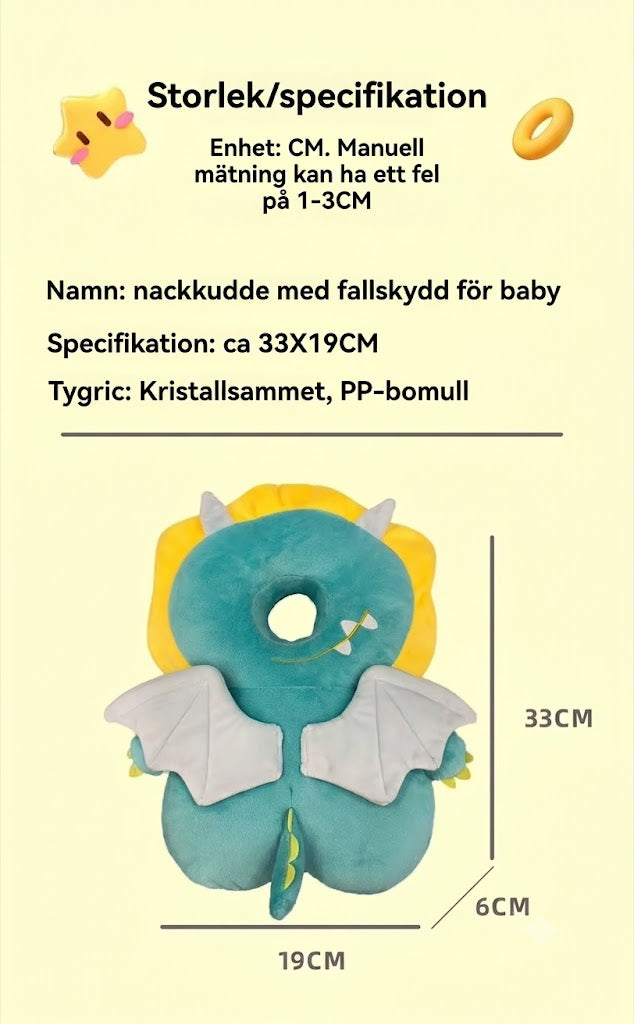 Vadderad Huvudring för Baby